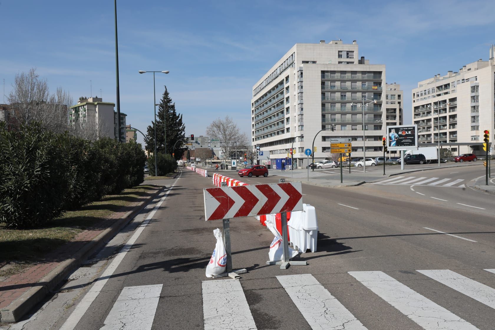 Empieza la señalización de las obras en la avenida Navarra de Zaragoza