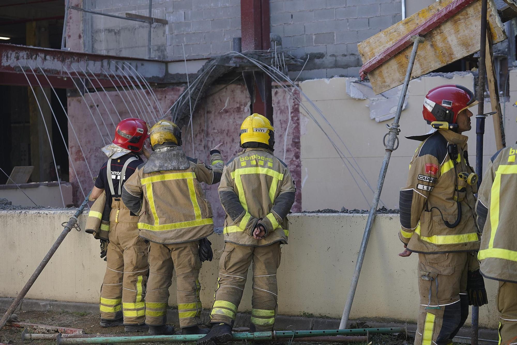 Tres ferits en ensorrar-se una bastida a l'Espai Gironès