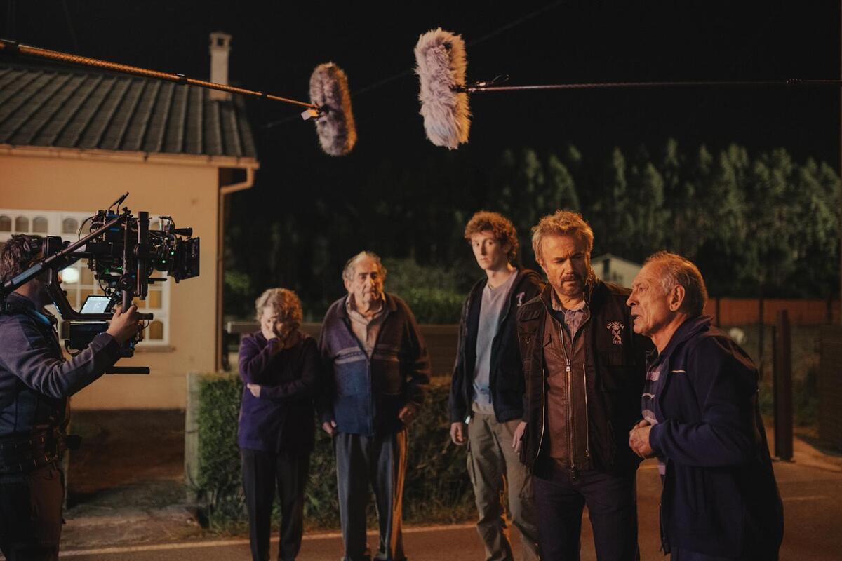 Imagen del rodaje de 'El crimen de Pazos'