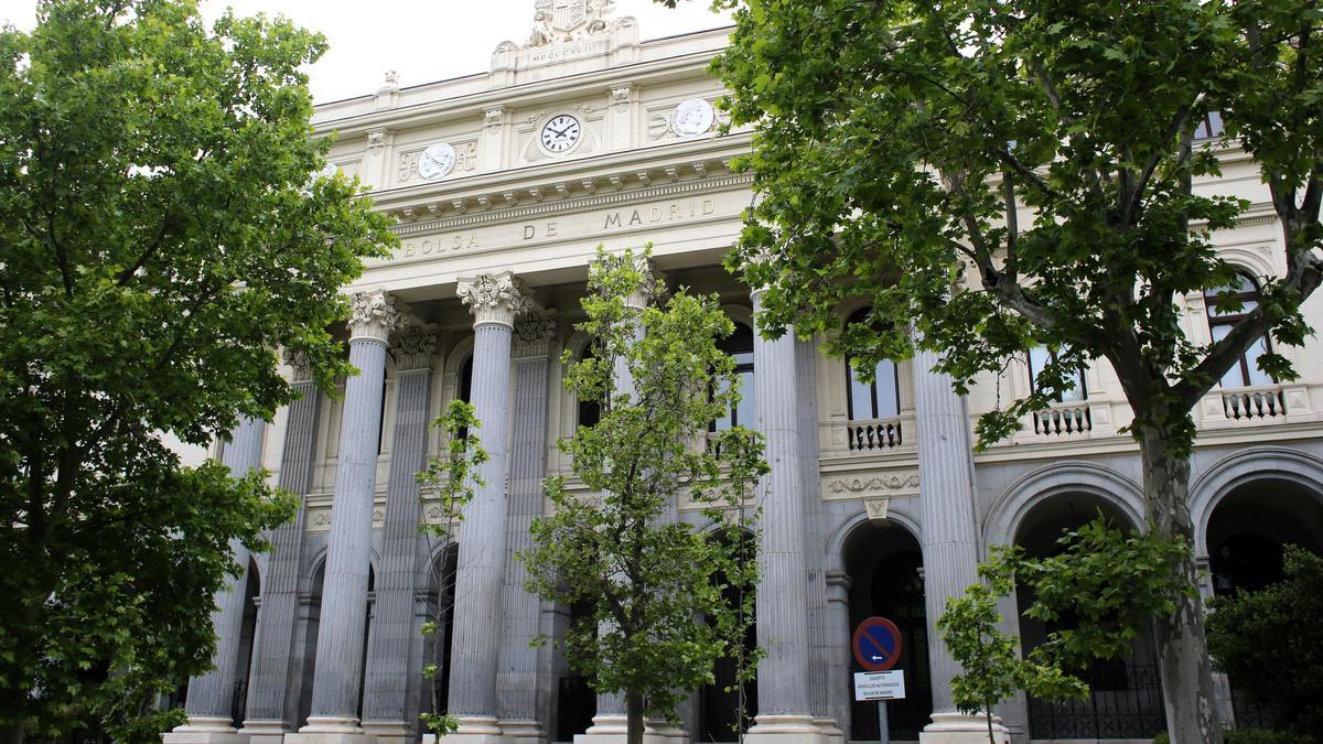 Bolsa de Madrid.