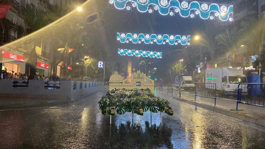 La lluvia obliga a suspender la Ofrenda