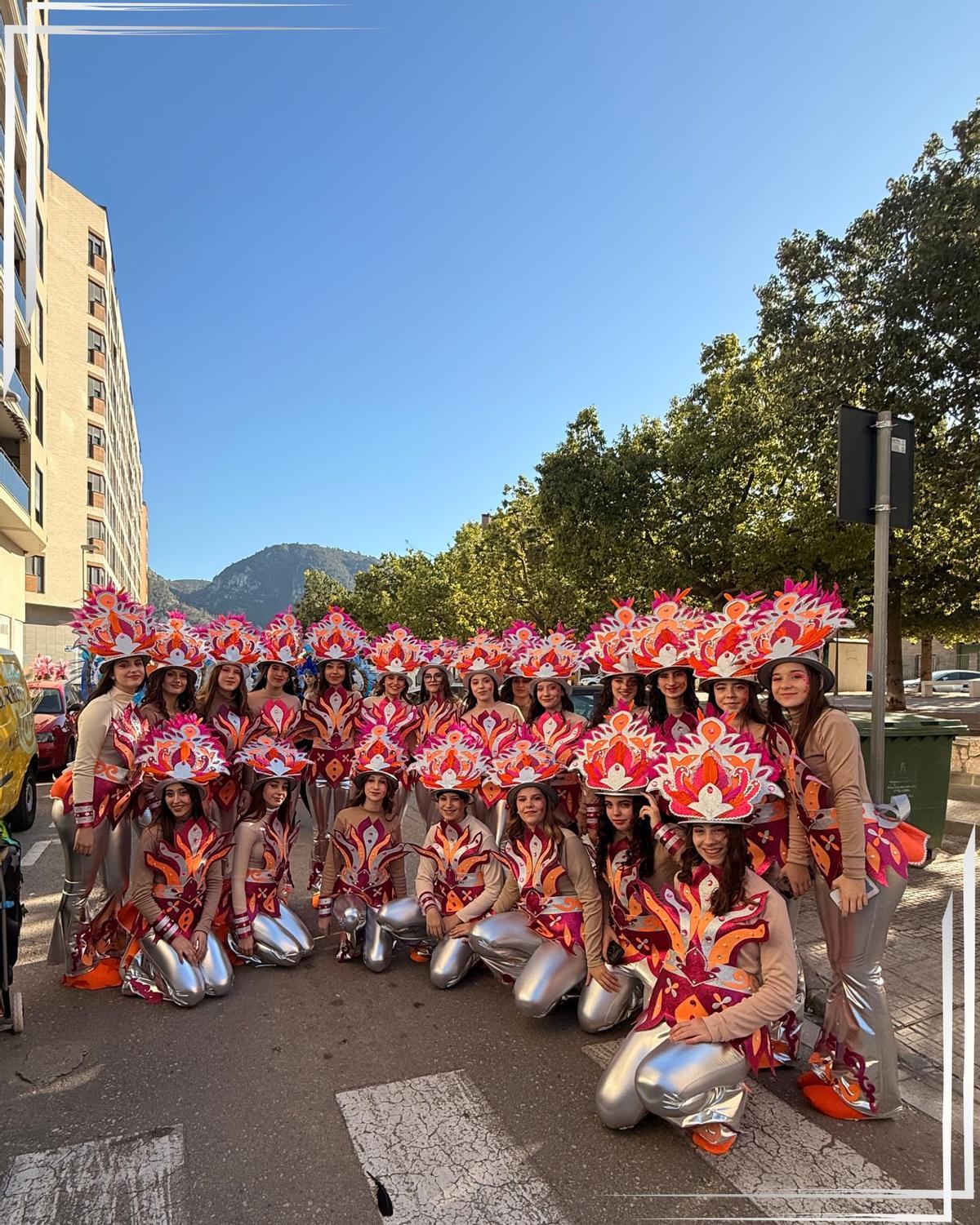 Un grupo de falleros de la falla Prado, en una imagen reciente.