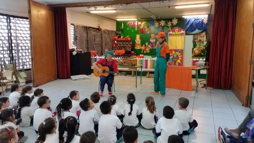 Actuación en el CEIP García Lorca de la OFGC.