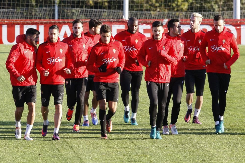 Entrenamiento del Sporting