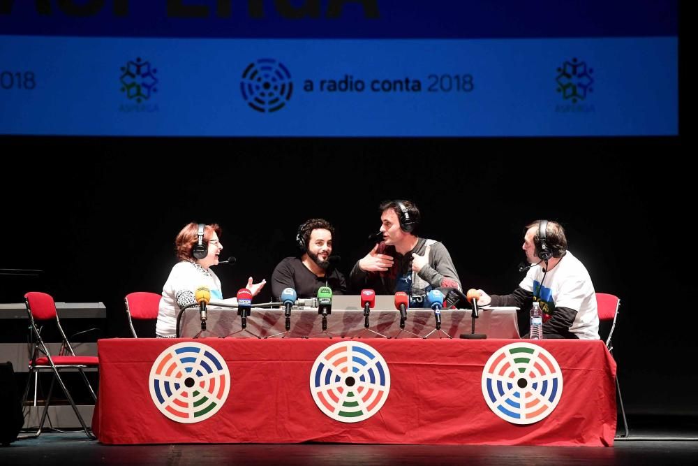 A Radio Conta, en el Rosalía en favor de Asperga