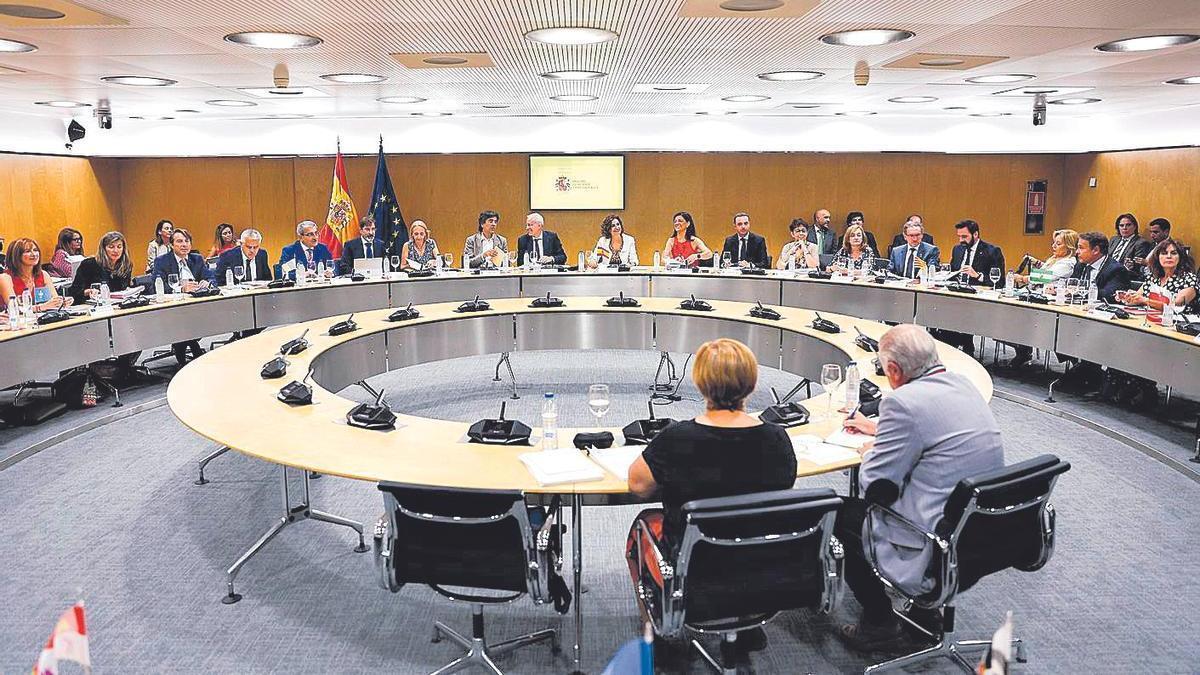 Una reunión del Consejo de Política Fiscal en 2022