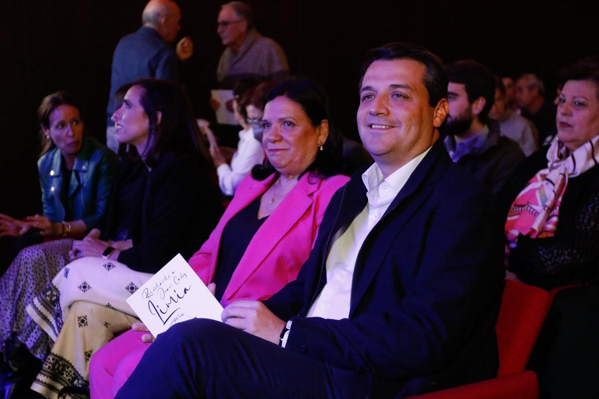 El alcalde, José María Bellido, durante el evento.