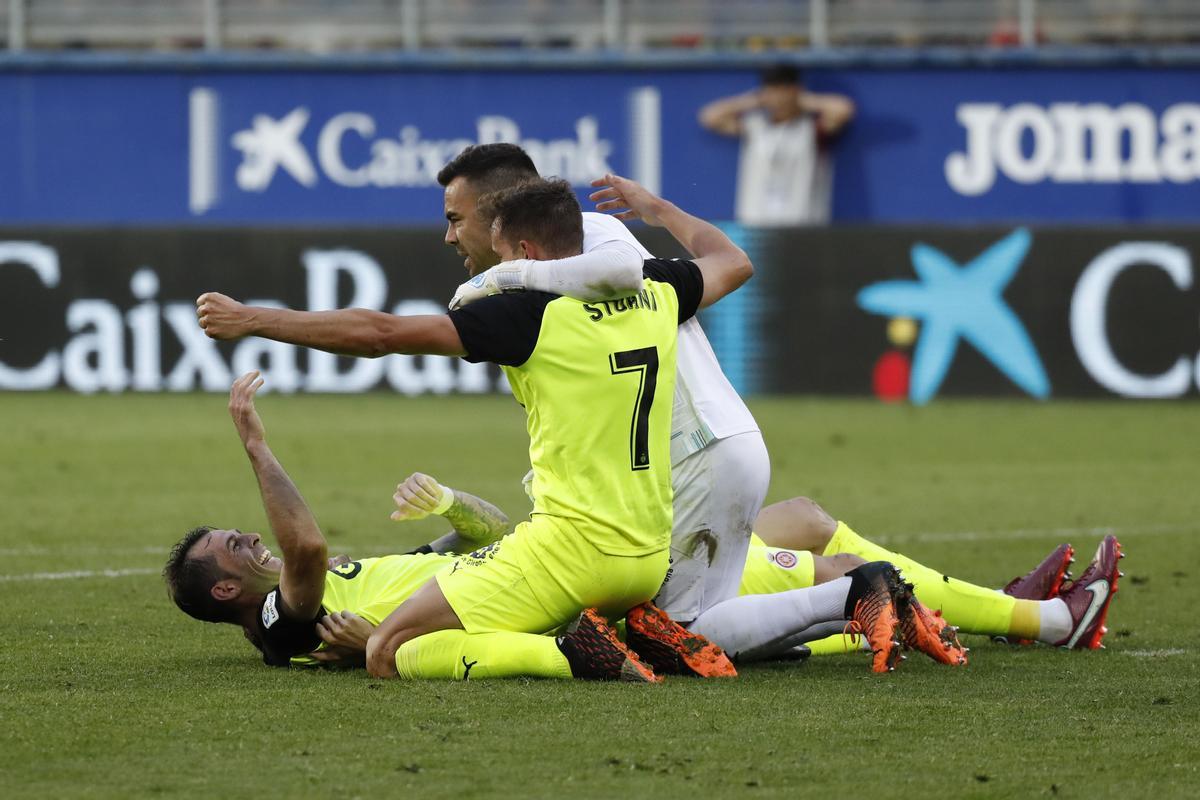 0-2. El Girona remonta y se medirá al Tenerife en la final de la promoción