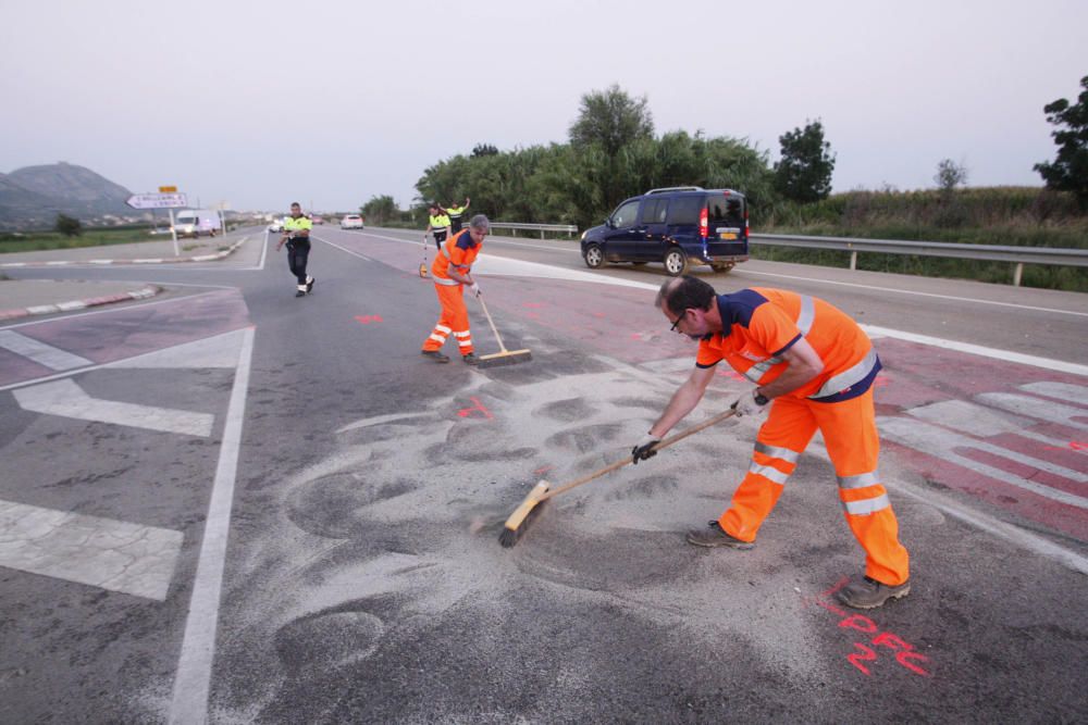 Accident a la Tallada d'Empordà