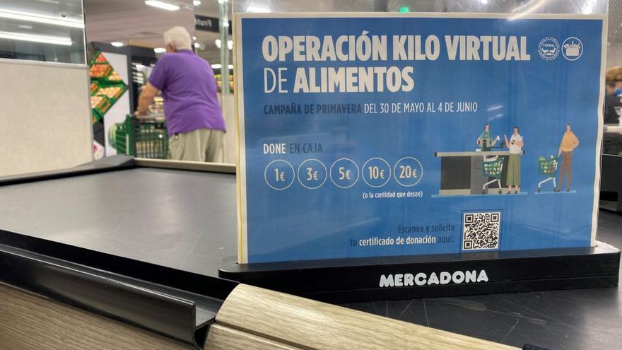 Las donaciones se transformarán en productos de primera necesidad. | MERCADONA