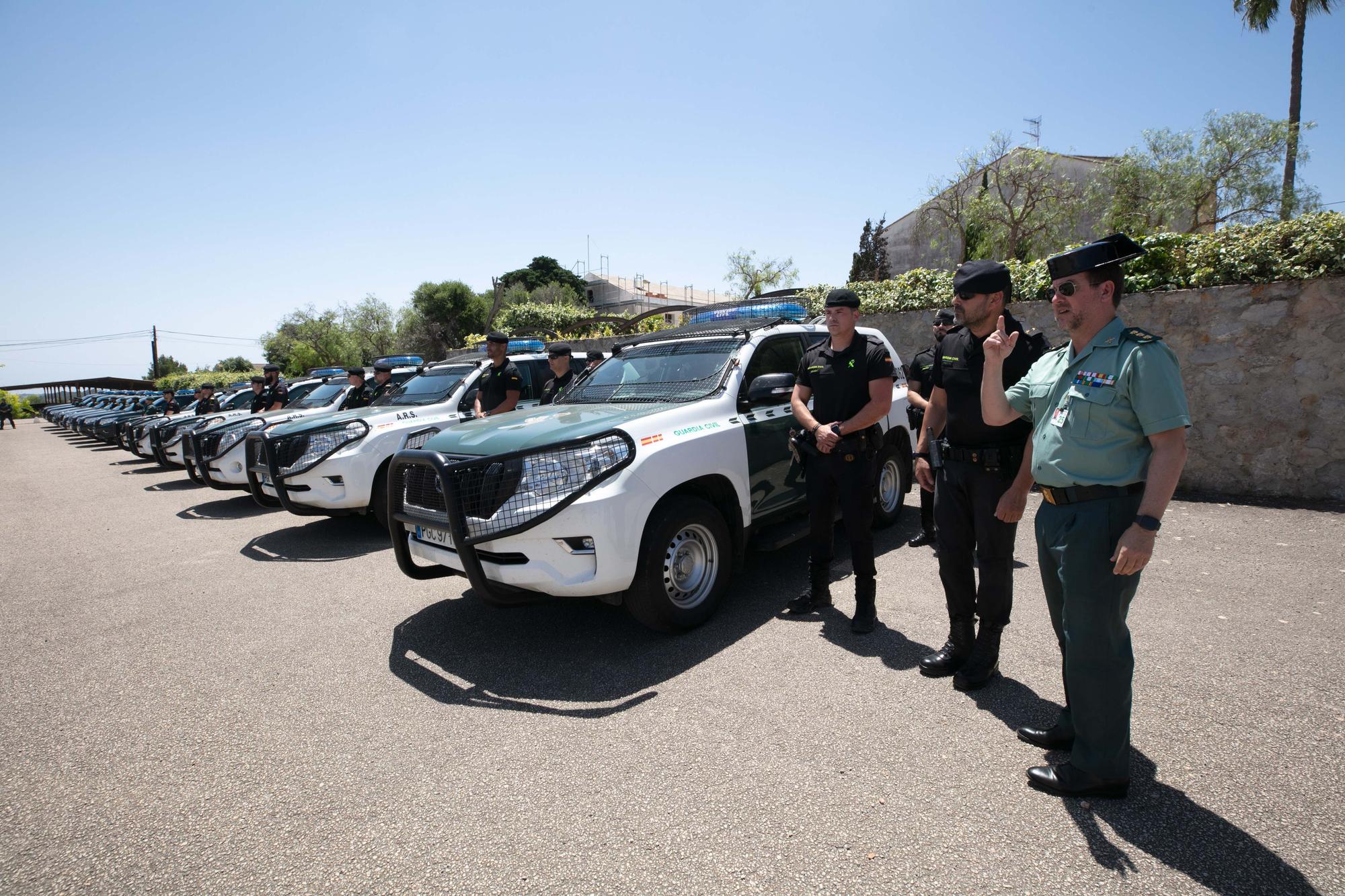 Llegan 49 agentes especiales de la Guardia Civil para actuar en Ibiza durante el verano