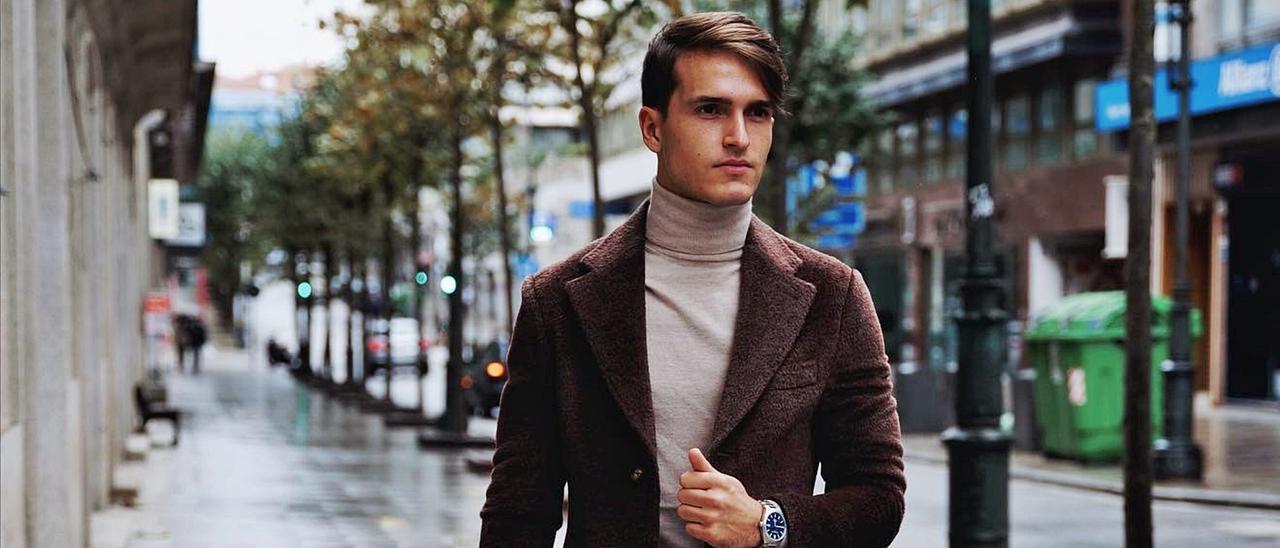 Denis Suárez, en el centro  de la ciudad.