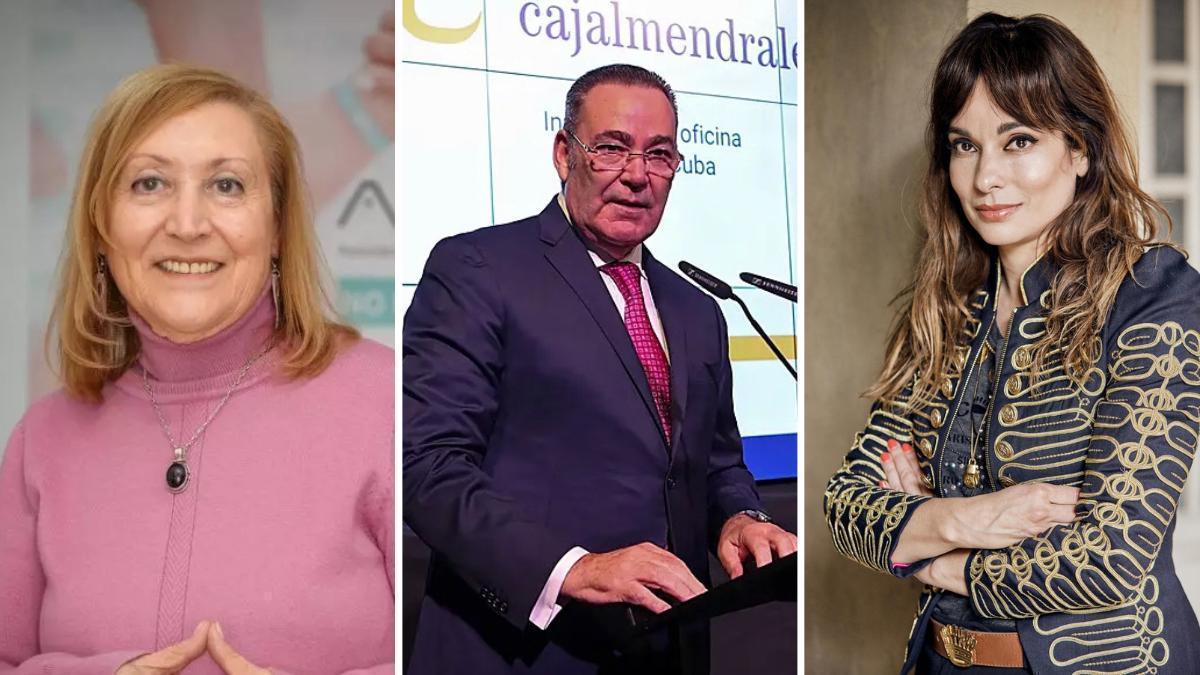 Isabel Rolán, Fernando Palacios y Marina Conde.