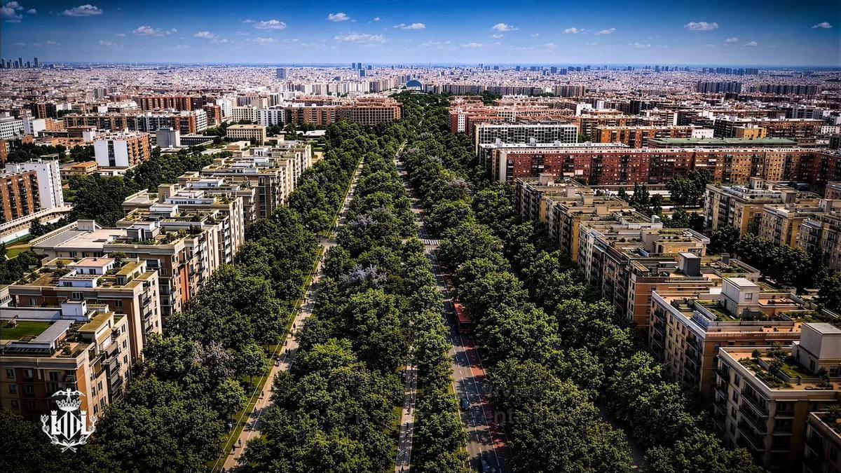 Figuración del Paseo García Lorca presentada por el ayuntamiento