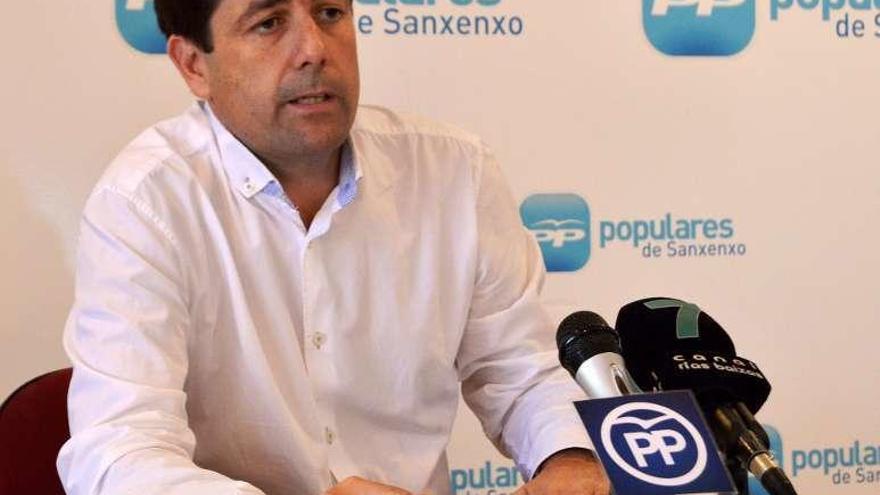 Marcos Guisasola, concejal del PP de Sanxenxo. // G. Santos