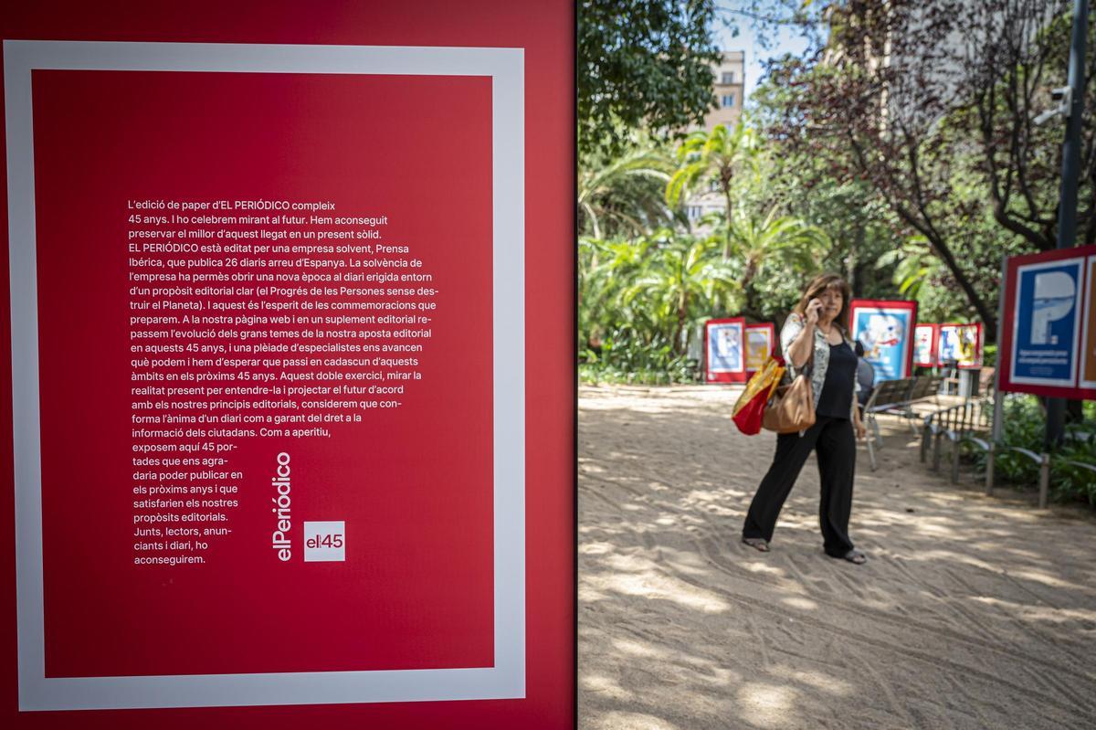 45 años de EL PERIÓDICO: exposición en el Palau Robert