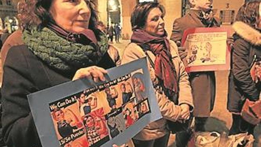 Protesta contra la violencia machista