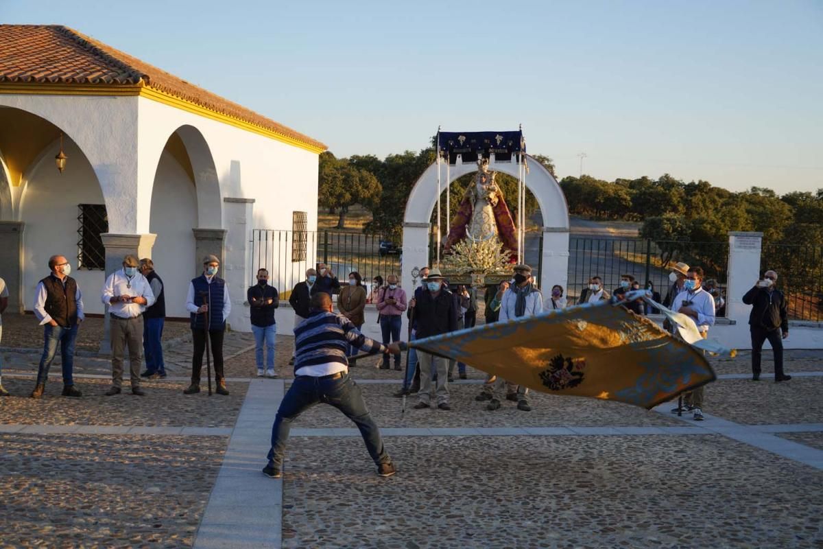 La Virgen de Luna regresa a su santuario desde Villanueva de Córdoba