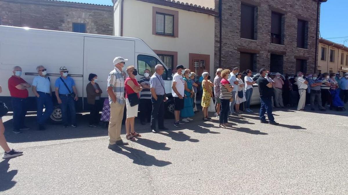 Concentración en Tábara. | Cedida