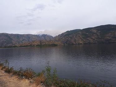 Incendio en el cañón del Tera