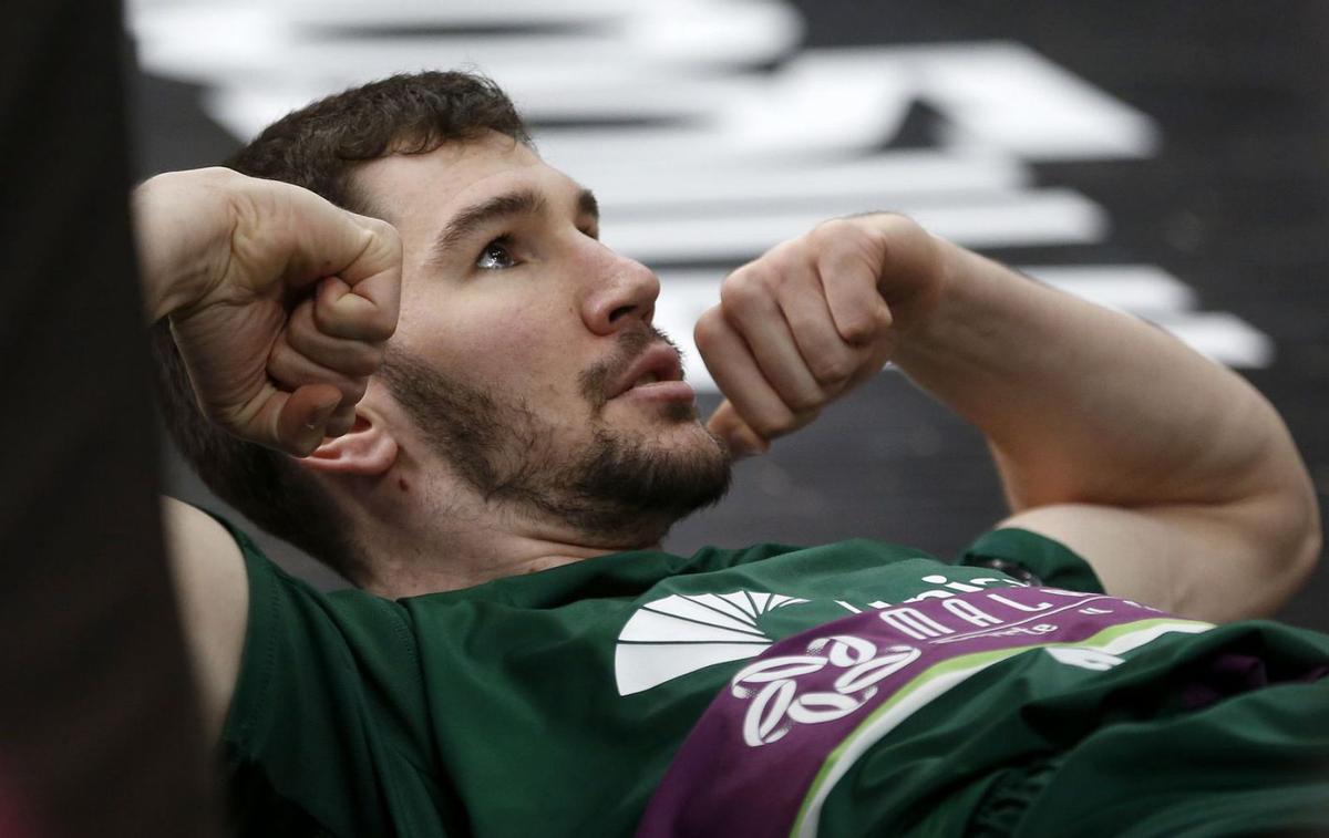 Darío Brizuela podría volver a jugar este sábado contra el Breogán, tras dos partidos ausente por lesión