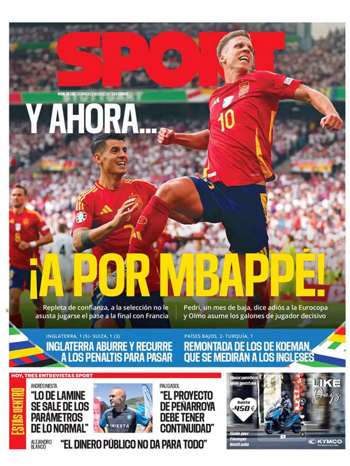 Las portadas de la prensa deportiva de hoy