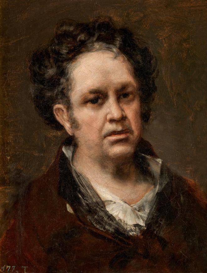 Autorretrato, exposición Goya