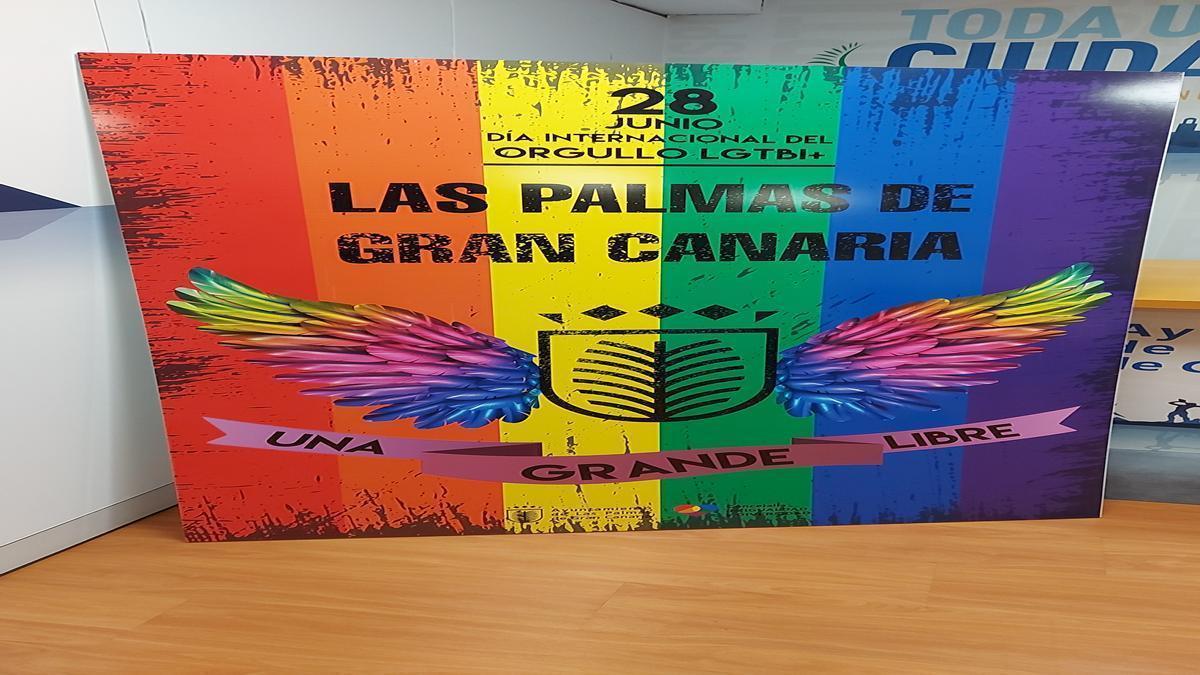 Cartel del Orgullo LGTBI de la capital grancanaria