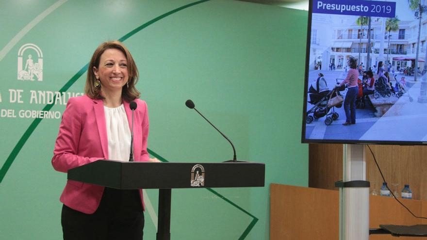 Patricia Navarro, ayer, en rueda de prensa.