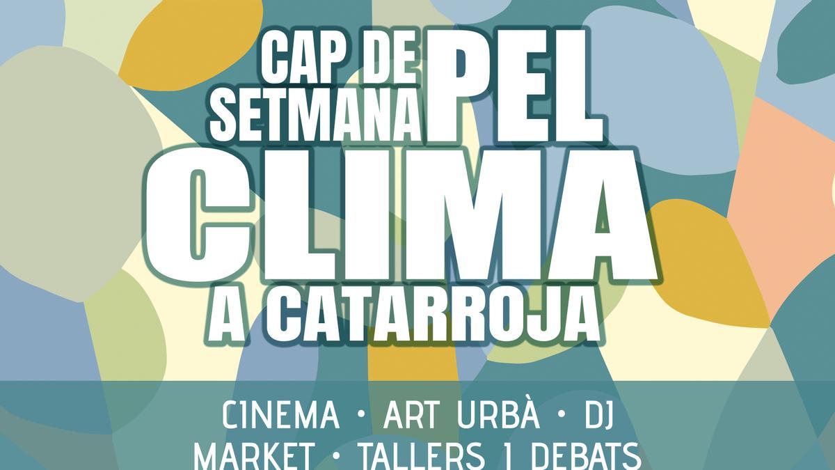 Cartell del cap de setmana pel clima a Catarroja.