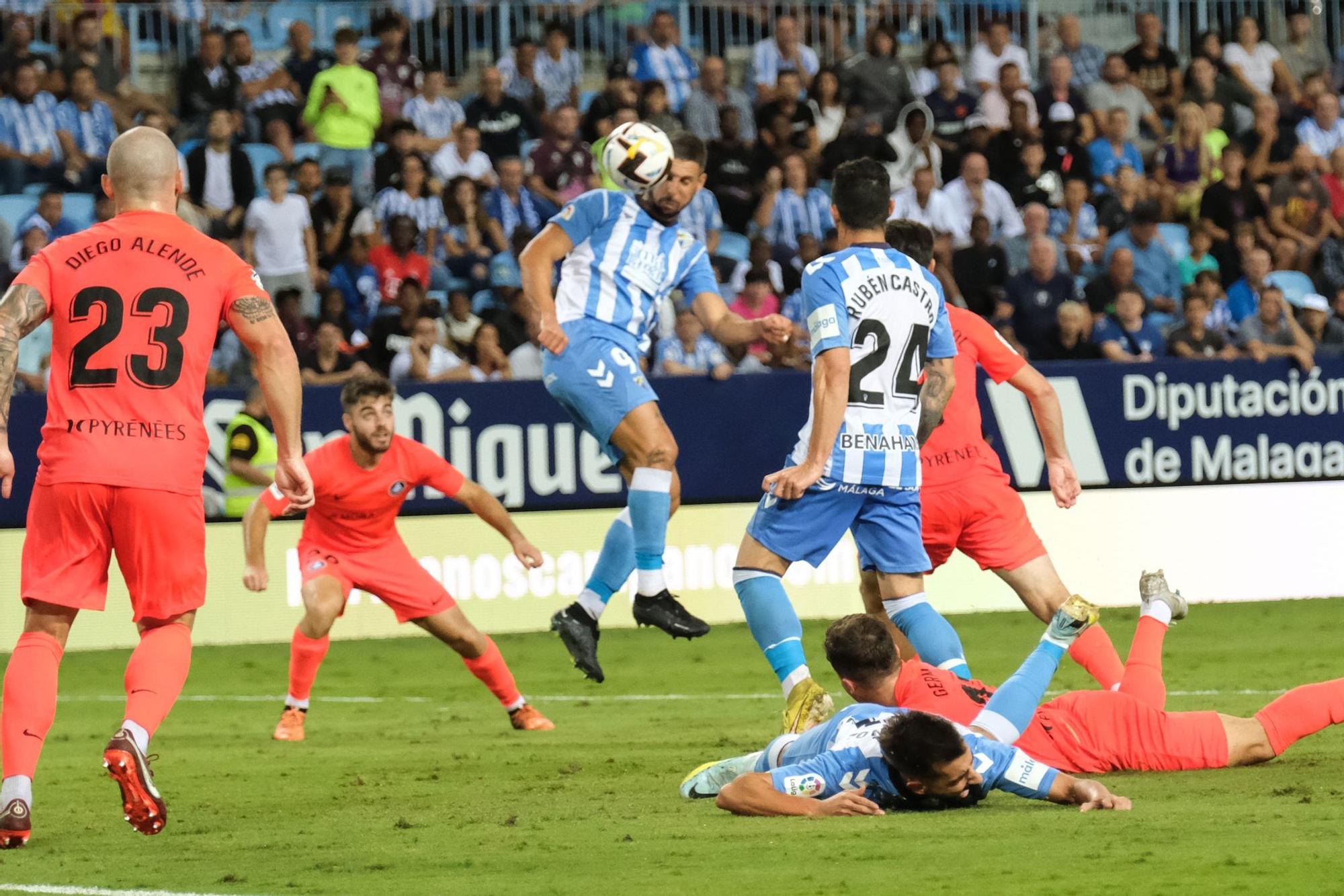 El Málaga CF - FC Andorra, en imágenes