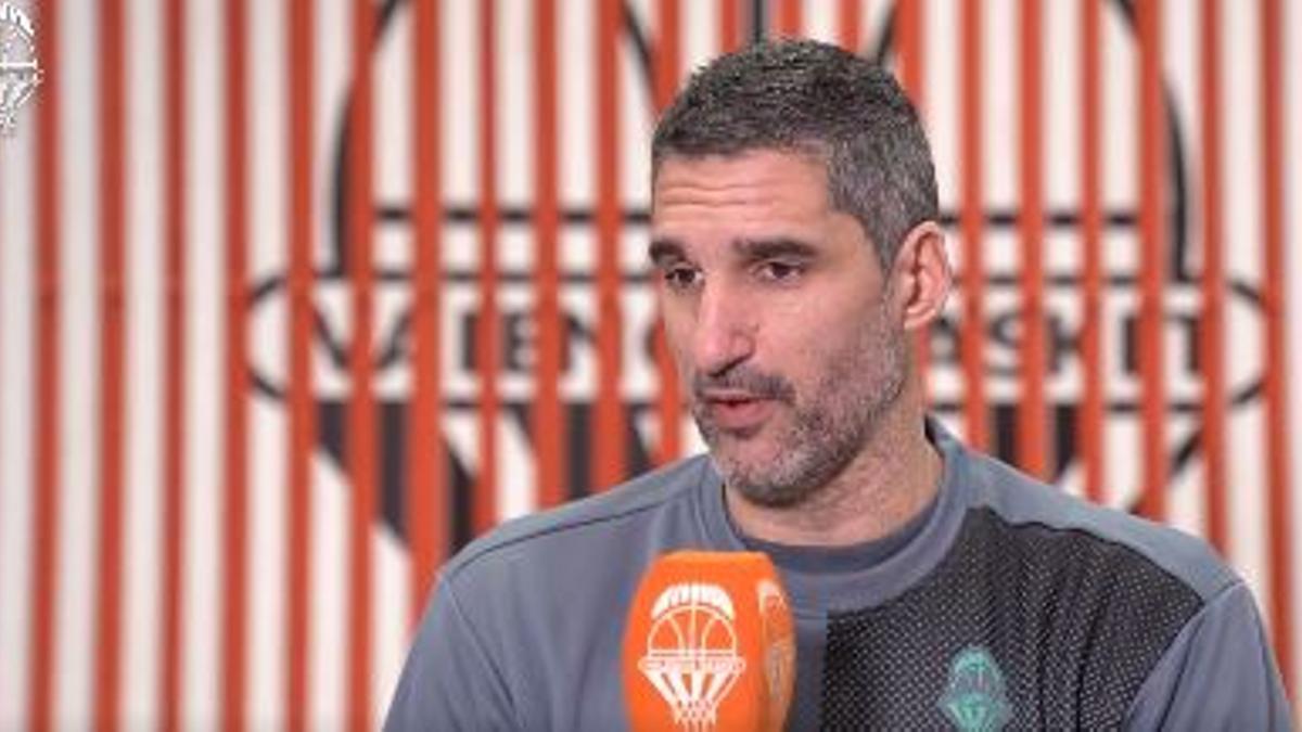 Rubén Burgos, entrenador del Valencia Basket