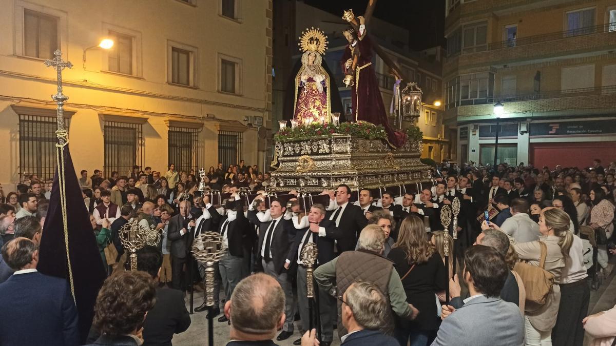 Procesión extraordinaria celebrada este sábado en Lucena.