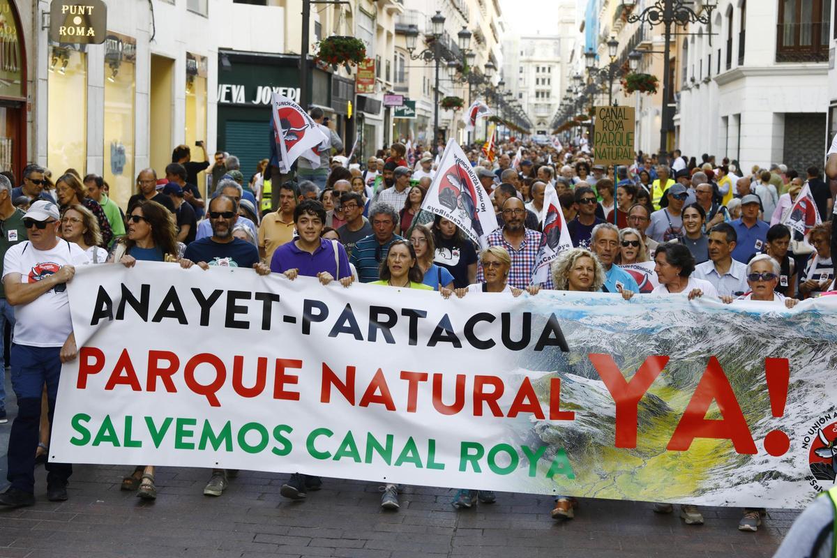 La manifestación contá la unión de estaciones del pasado 6 de mayo en Zaragoza reunió a más de 4.000 personas.