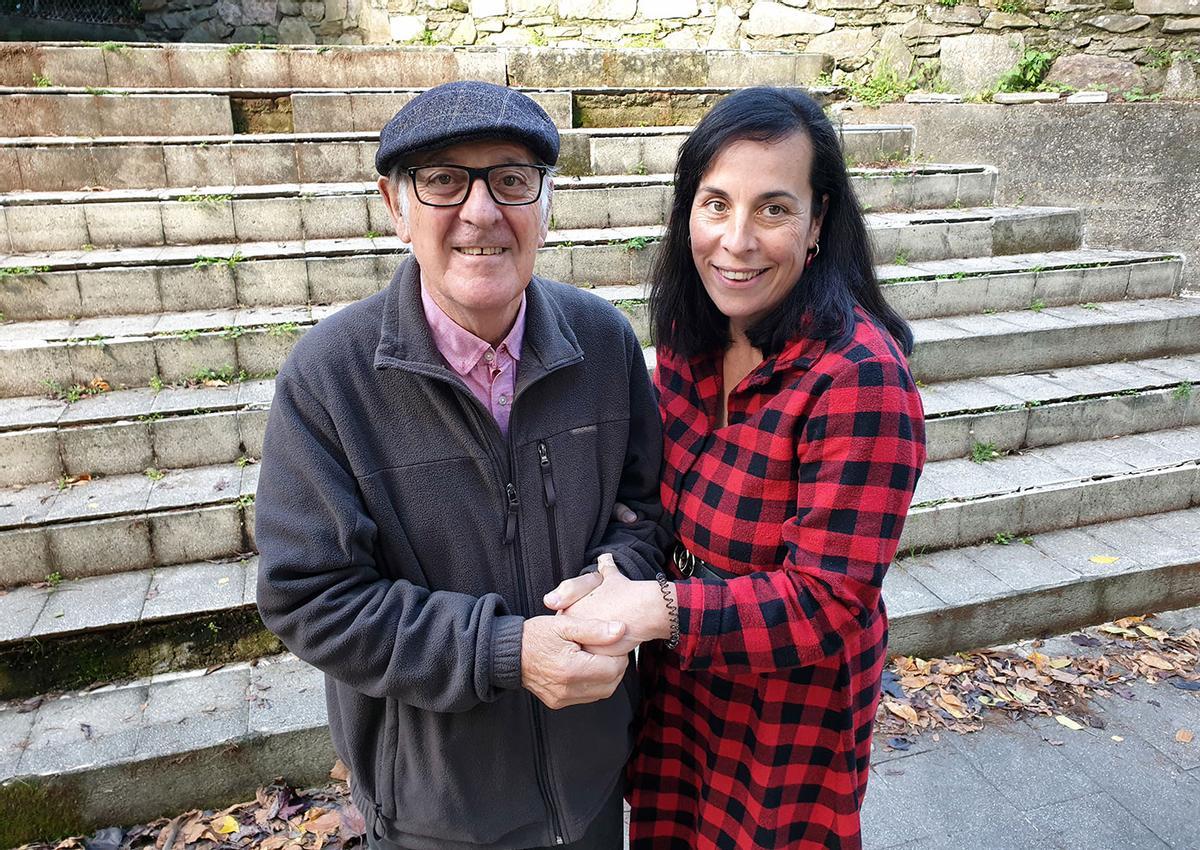 Manuel Paz y su hija María