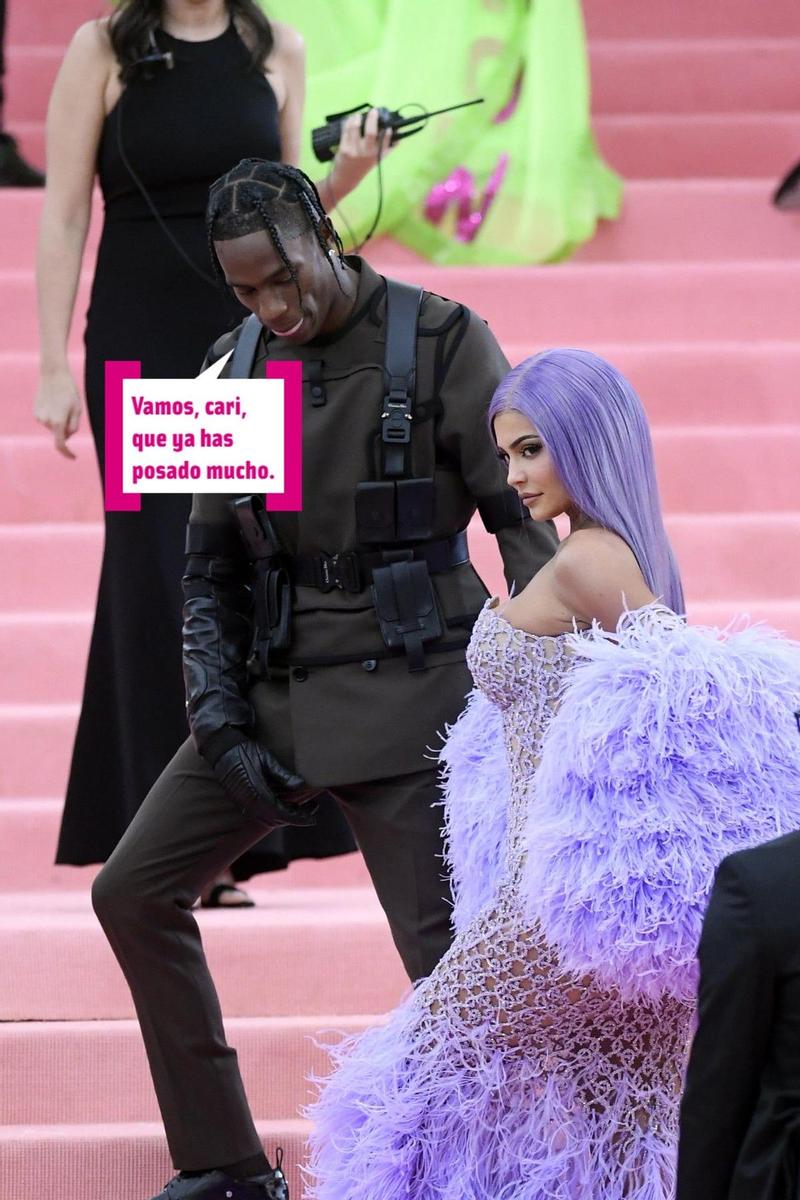 Travis Scott intentaba que dejase de hacerle ojitos a los fotógrafos