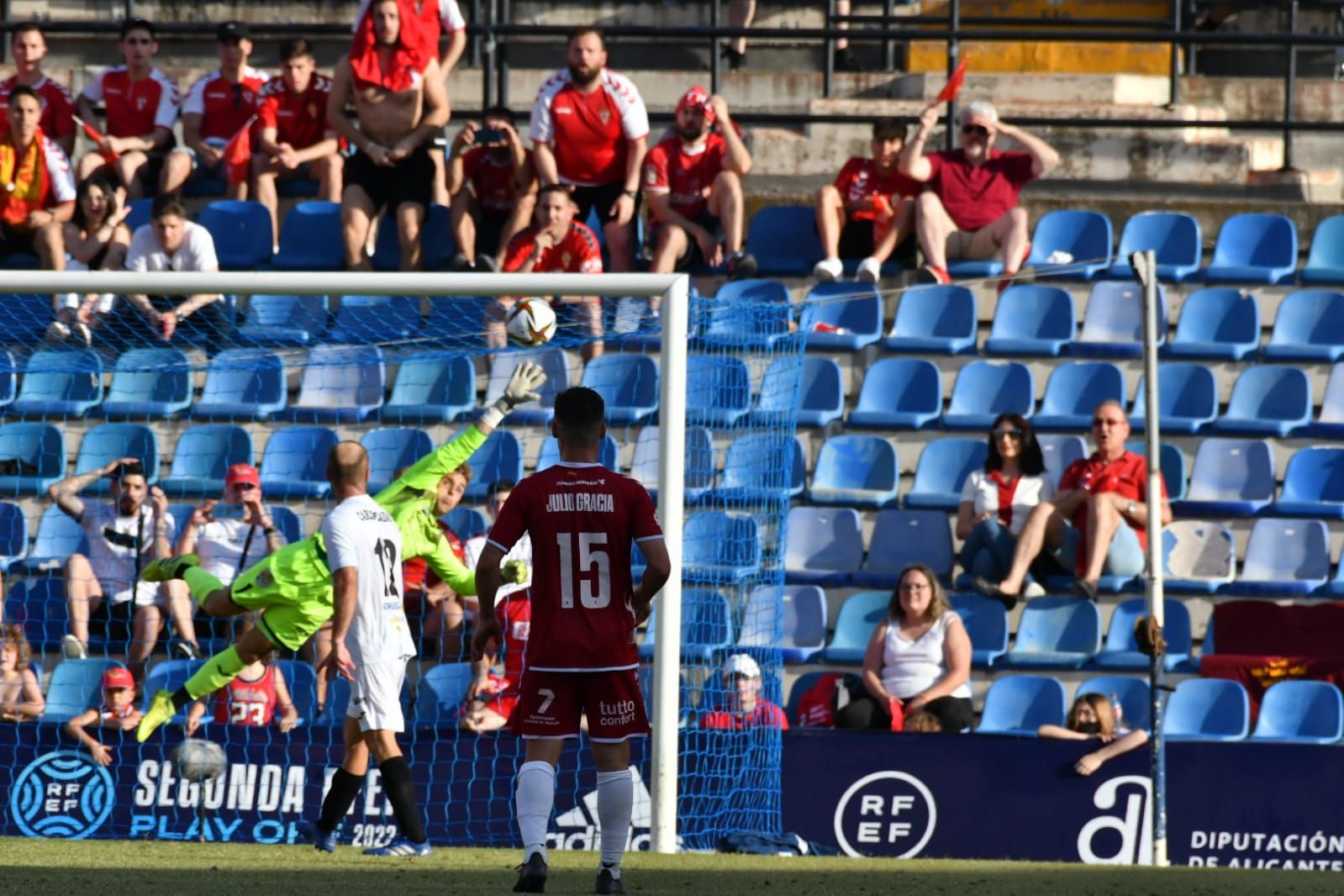 Las imágenes de la final del 'play off' de ascenso a Primera RFEF entre la Peña Deportiva y el Real Murcia