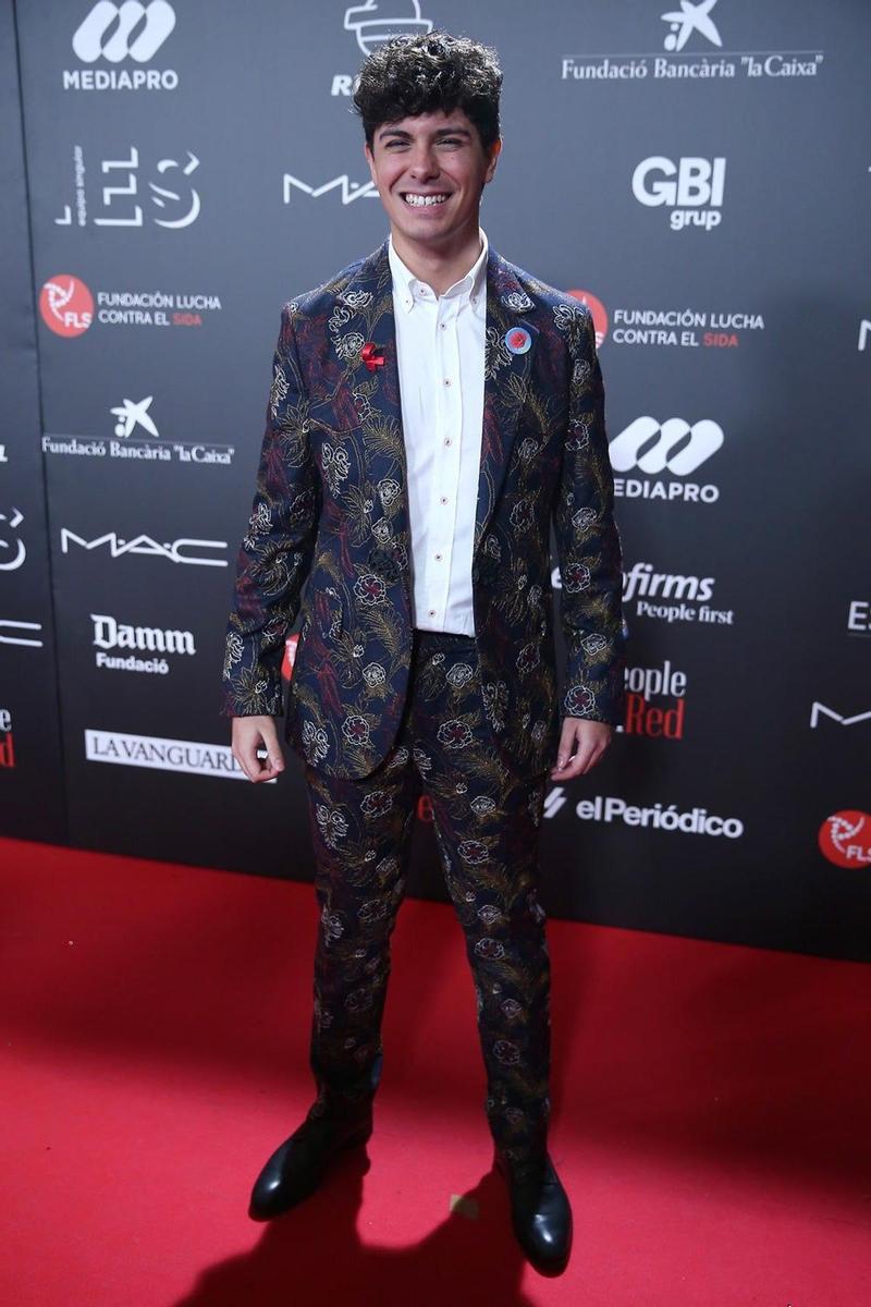 Alfred en la gala 'People in red' en Barcelona