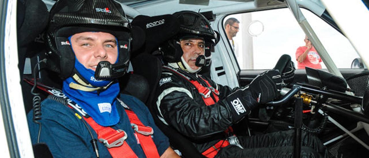 Armide y Monzón compartieron el volante del Mini WRC.