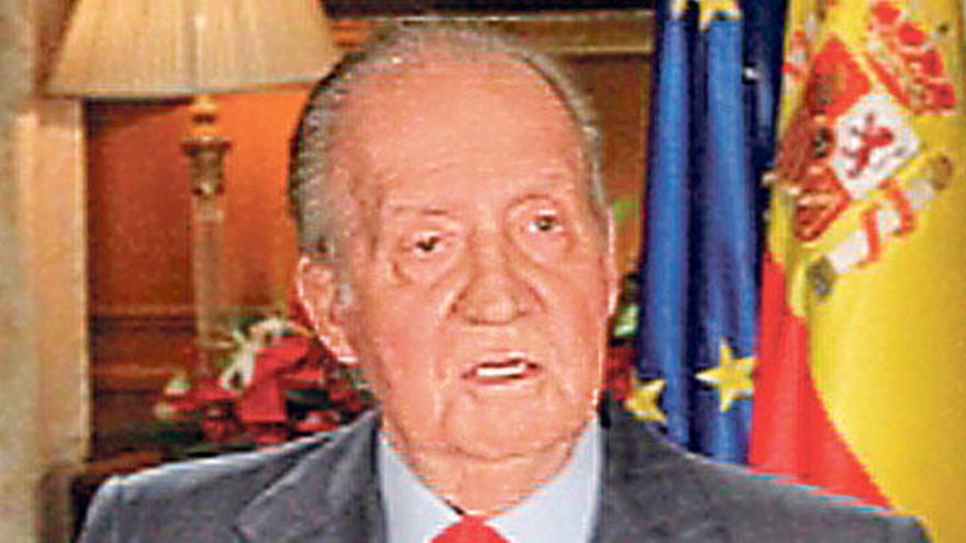 S.M. el Rey don Juan Carlos I en el discurso de Nochebuena.