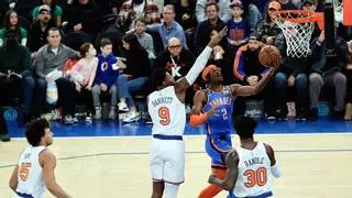 Shai Gilgeous-Alexander brilla en el Madison Square Garden en un partido sin defensas