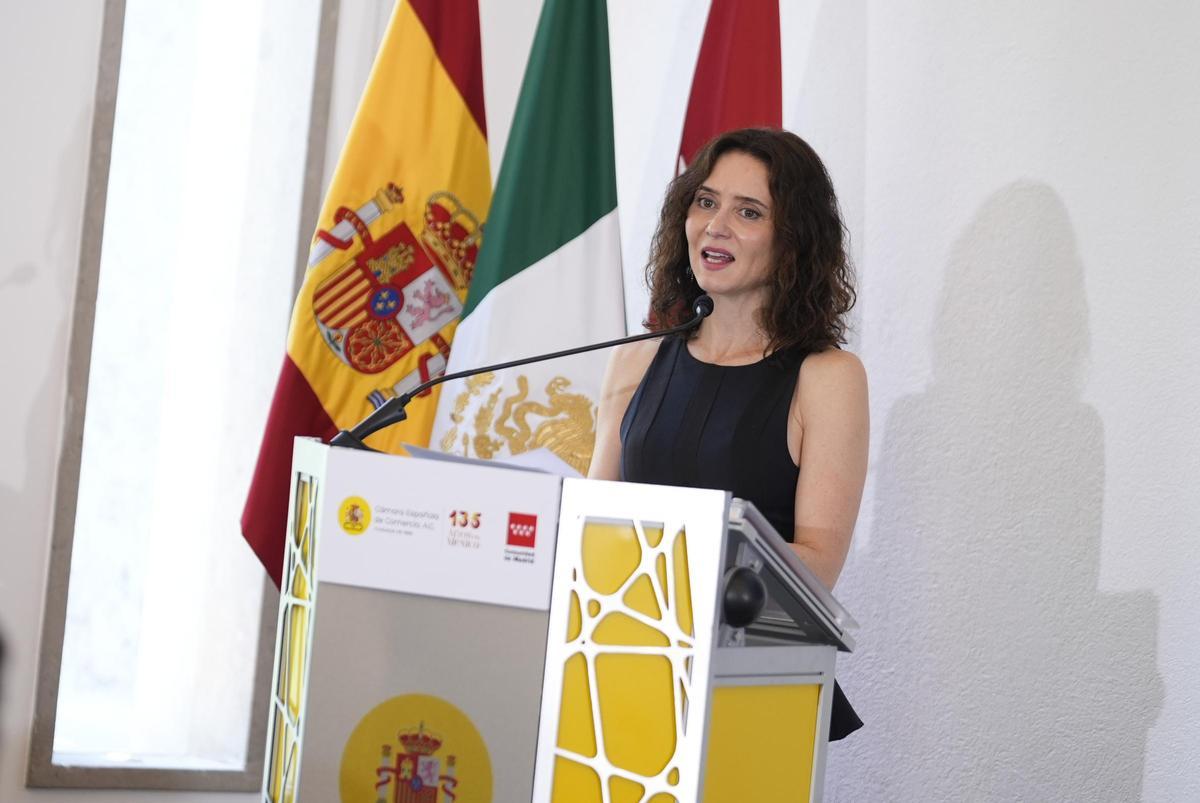 Ayuso ofrece Madrid a las empresas mexicanas como puerta de entrada al mercado europeo.