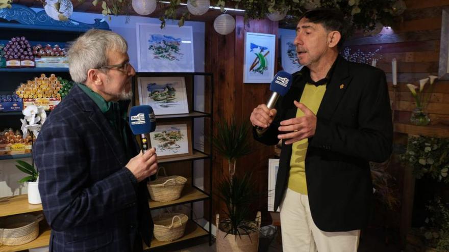 Pascual Cándido (i), junto a Jesús Broch en el acto de presentación