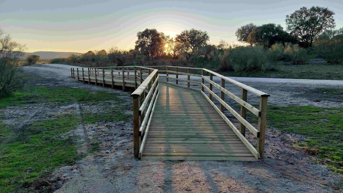 Pasarela de Malpartida de Cáceres.
