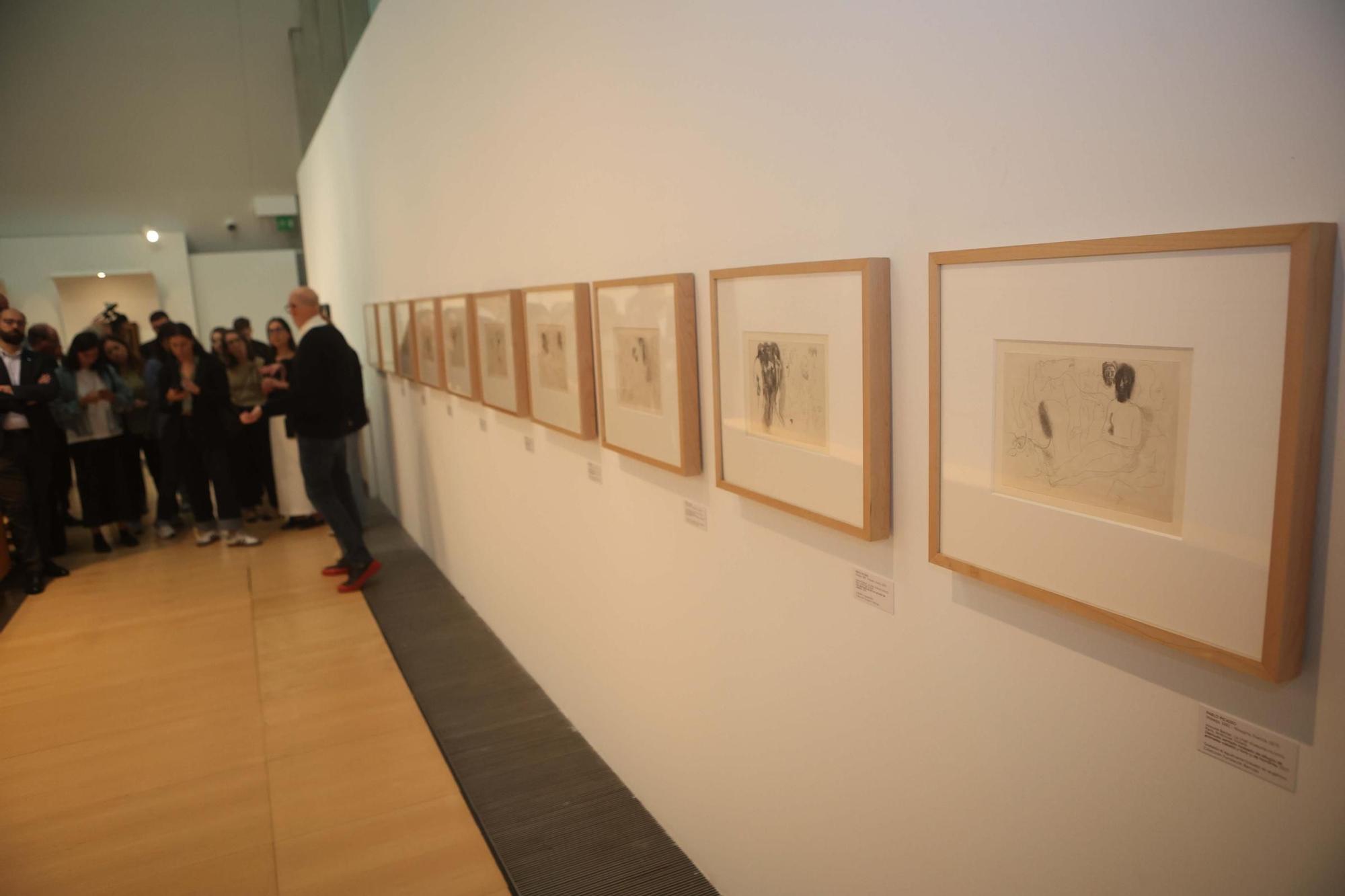 Inauguración de la exposición 'Compromiso con el arte' en A Coruña