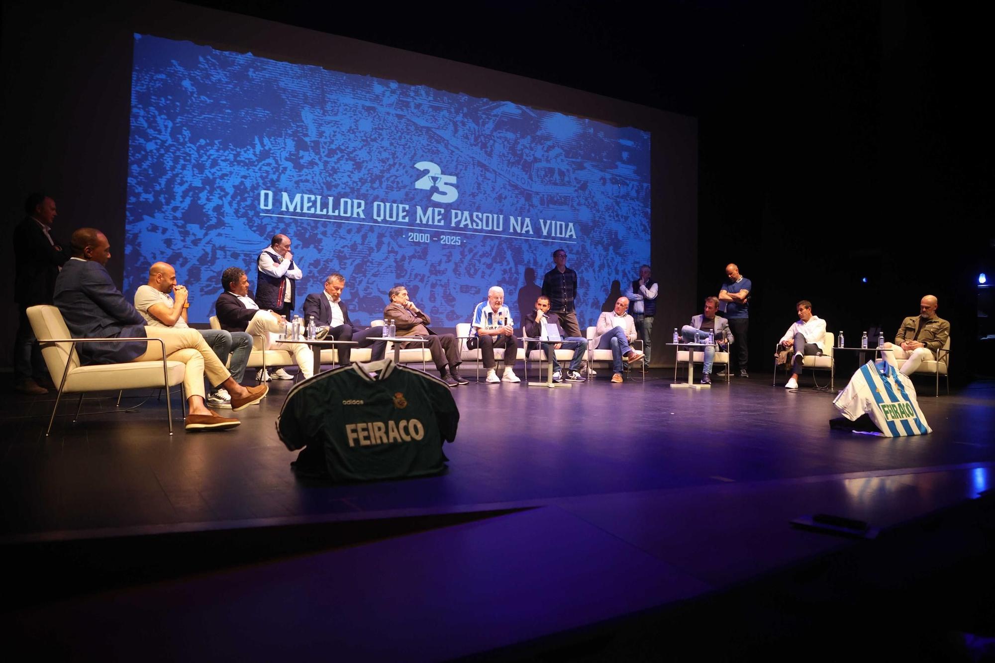 Acto en el Ágora por el 25 años de La Liga del Deportivo