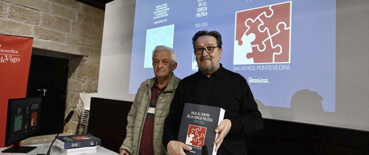 Fabián Estévez (secretario) y Francisco Díaz (presidente). | RAFA VÁZQUEZ