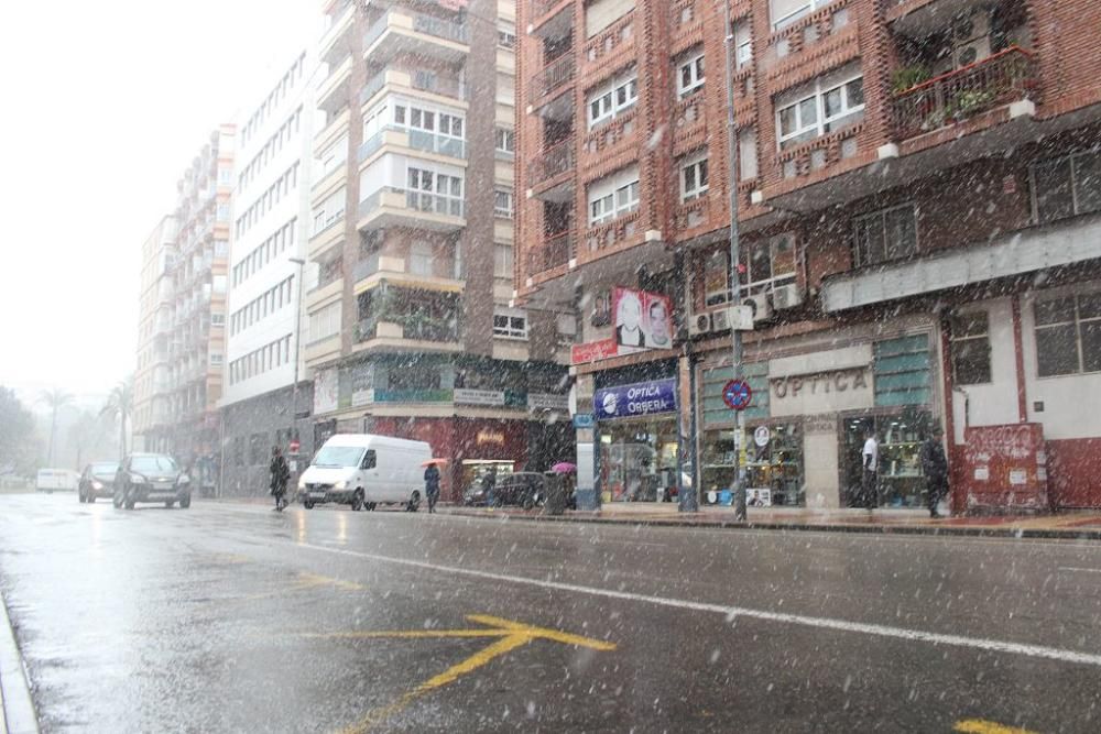 Nieve en Murcia