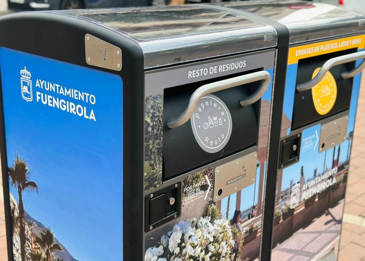 Papelera inteligente en Fuengirola.