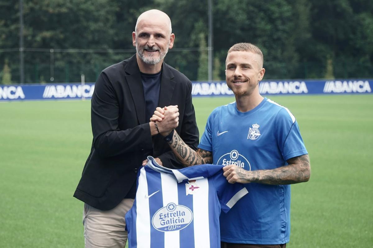 Fernando Soriano y Angeliño Tasende, en su presentación